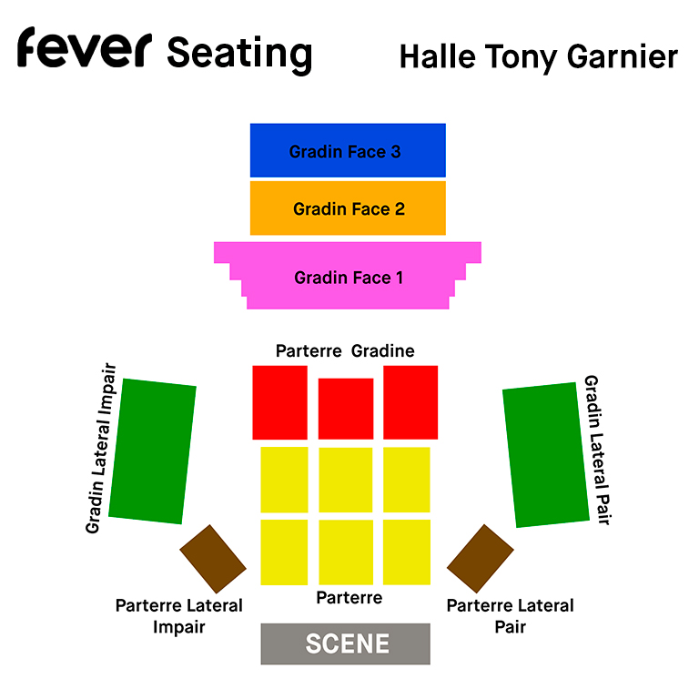 Placement Plan Des Places Numerotees Halle Tony Garnier