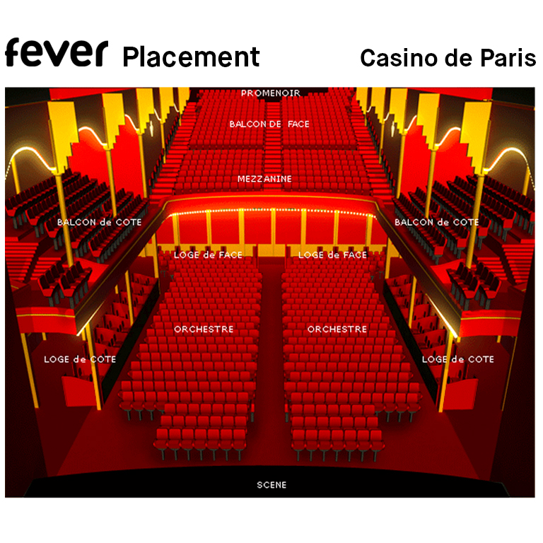Casino De Paris Plan De Salle Numéroté